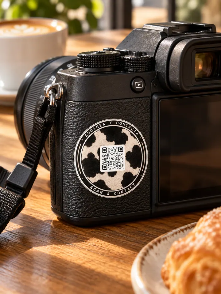Cómo identificar una cámara y su equipo fotográfico con QR