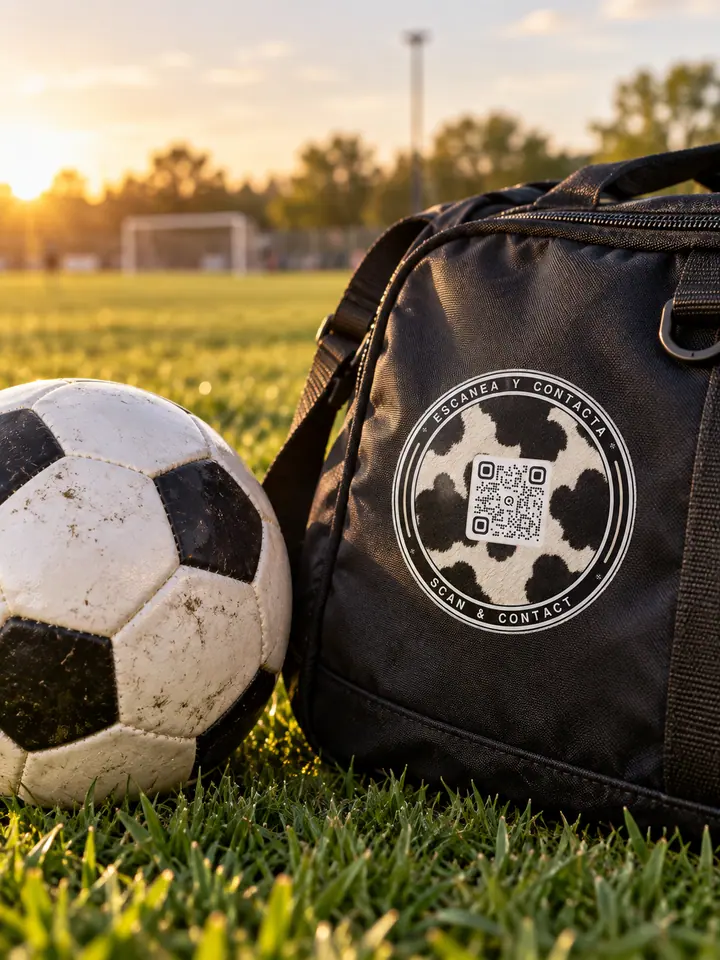 Cómo identificar material deportivo con pegatinas QR