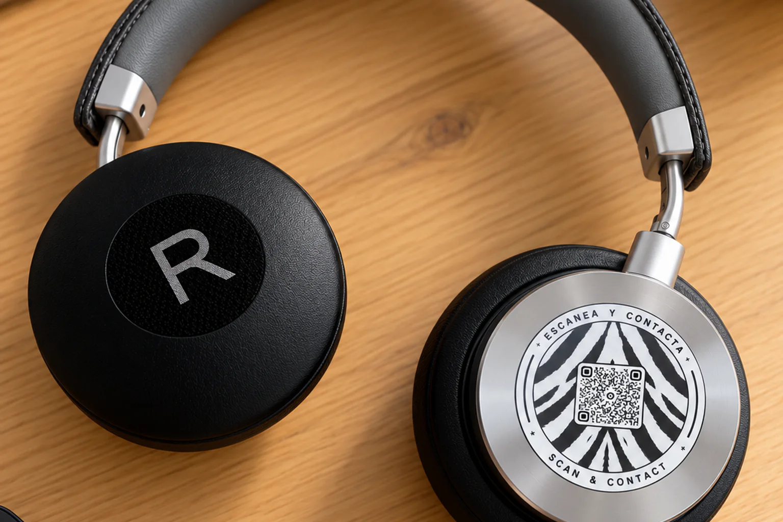 StickerQR Classic en auriculares: una forma sencilla de recuperarlos